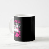 Im Oktober tragen wir Pink Nurse Ghost Halloween B Kaffeetasse (Vorderseite Links)