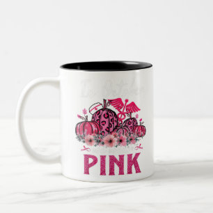 Im Oktober tragen wir Pink Nurse Life Pumpkin Leop Zweifarbige Tasse