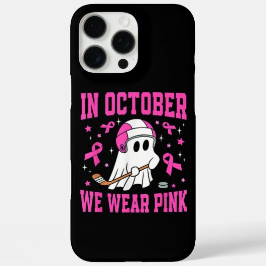Im Oktober tragen wir Pink Play Hockey Case-Mate iPhone Hülle (Rückseite)
