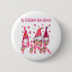 Im Oktober tragen wir Pink Pumpkin Breast Cancal H Button