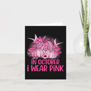 Im Oktober tragen wir Pink Pumpkin Breast Cancer A Karte