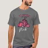 Im Oktober tragen wir Pink Pumpkin Halloween-Gesch T-Shirt (Vorderseite)