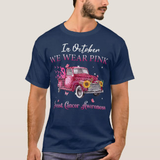 Im Oktober tragen wir Pink Ribbon Leopard LKW Brea T-Shirt