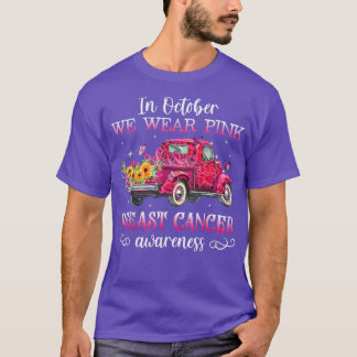 Im Oktober tragen wir Pink Ribbon Leopard LKW Brea T-Shirt