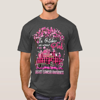 Im Oktober tragen wir Pink Ribbon LKW Leopard Brea T-Shirt