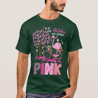Im Oktober tragen wir Pink Ribbon Niedlich Flaming T-Shirt