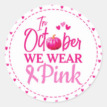 Im Oktober tragen wir Pink