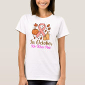 Im Oktober tragen wir Pink T-Shirt (Vorderseite)