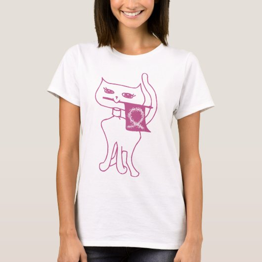 Im Oktober tragen wir Pink T-Shirt (Vorderseite)