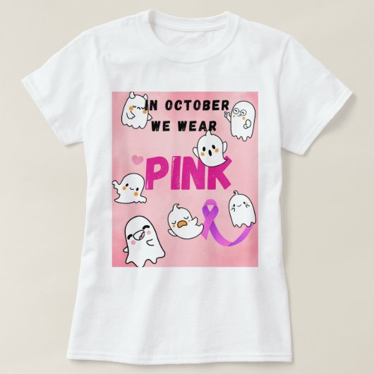 IM OKTOBER TRAGEN WIR PINK T-Shirt (Design vorne)