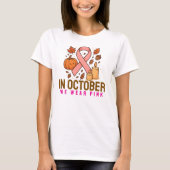 Im Oktober tragen wir Pink T-Shirt (Vorderseite)