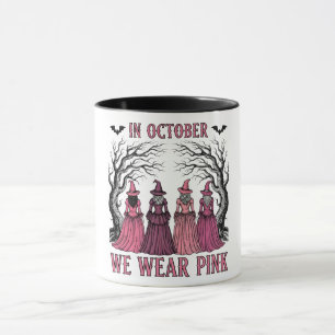 Im Oktober tragen wir Pink Tasse