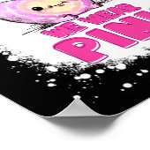 Im Oktober tragen wir Pink-Teacher-Brustkrebs-Awar Poster (Ecke)