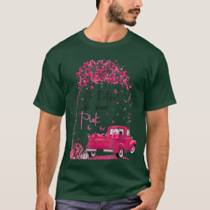 Im Oktober tragen wir Pink Truck Pumpkin Herbst Br T-Shirt