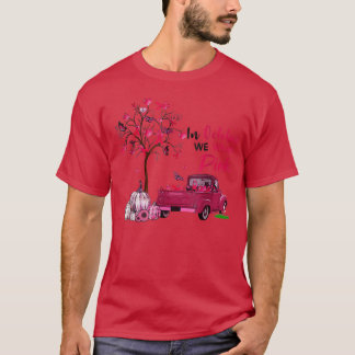 Im Oktober tragen wir Pink Truck Pumpkin Herbst Br T-Shirt
