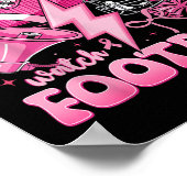 Im Oktober tragen wir Pink und schauen Fußball Bre Poster (Ecke)