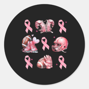 Im Oktober tragen wir Pink und schauen uns Fußball Runder Aufkleber