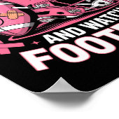 Im Oktober tragen wir Pink Watch Footll für Brust  Poster (Ecke)