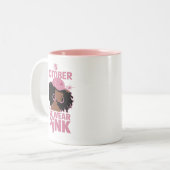 Im Oktober tragen wir Pink Zweifarbige Tasse (Vorderseite Links)