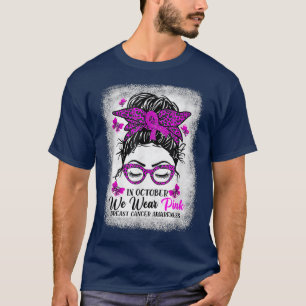 Im Oktober tragen wir pinkfarbene, geile Brust-Kre T-Shirt