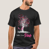 Im Oktober tragen wir rosa Baumkrebs T-Shirt (Vorderseite)