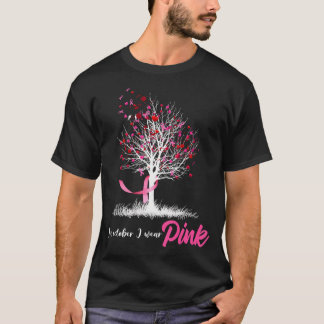 Im Oktober tragen wir rosa Baumkrebs T-Shirt