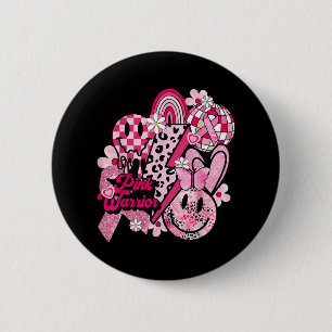 Im Oktober tragen wir rosa Brustkrebs-Bewusstsein Button