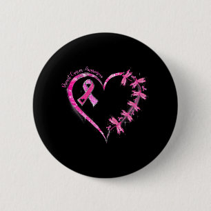 Im Oktober tragen wir rosa Brustkrebs-Bewusstsein Button