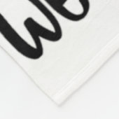 Im Oktober tragen wir rosa Brustkrebs-Bewusstsein Fleecedecke (Ecke)