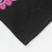 Im Oktober tragen wir rosa Brustkrebs-Bewusstsein  Fleecedecke (Ecke)