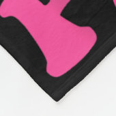 Im Oktober tragen wir rosa Brustkrebs-Bewusstsein Fleecedecke (Ecke)