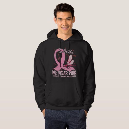 Im Oktober tragen wir rosa Brustkrebs-Bewusstsein Hoodie (Vorne ganz)