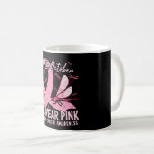 Im Oktober tragen wir rosa Brustkrebs-Bewusstsein Kaffeetasse (VorderseiteRechts)