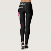 Im Oktober tragen wir rosa Brustkrebs-Bewusstsein Leggings (Rückseite)