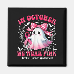 Im Oktober tragen wir rosa Brustkrebs-Bewusstsein Magnet