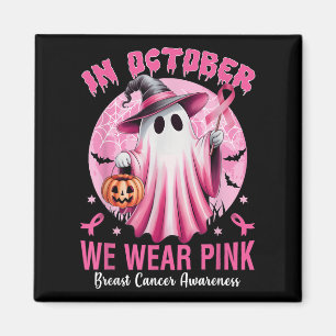 Im Oktober tragen wir rosa Brustkrebs-Bewusstsein Magnet