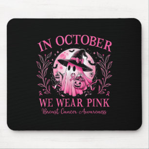Im Oktober tragen wir rosa Brustkrebs-Bewusstsein Mousepad