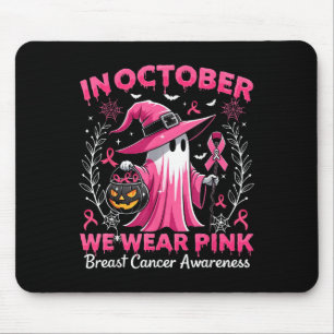 Im Oktober tragen wir rosa Brustkrebs-Bewusstsein  Mousepad