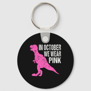 Im Oktober tragen wir rosa Brustkrebs-Bewusstsein Schlüsselanhänger