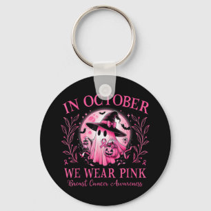 Im Oktober tragen wir rosa Brustkrebs-Bewusstsein Schlüsselanhänger