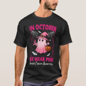 im Oktober tragen wir Rosa Brustkrebs-Bewusstsein T-Shirt (Vorderseite)