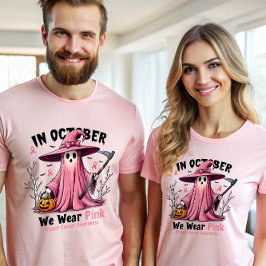 Im Oktober tragen wir rosa Brustkrebs-Bewusstsein T-Shirt