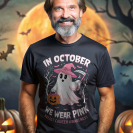 Im Oktober tragen wir rosa Brustkrebs-Bewusstsein T-Shirt