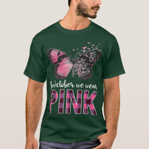 Im Oktober tragen wir rosa Brustkrebs-Bewusstsein T-Shirt
