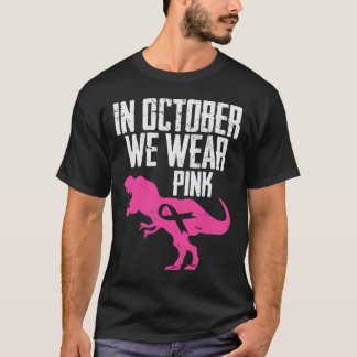 Im Oktober tragen wir rosa Brustkrebs-Bewusstsein T-Shirt