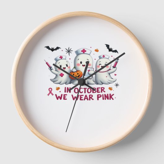 Im Oktober tragen wir rosa Brustkrebs-Bewusstsein Uhr (Vorderseite)