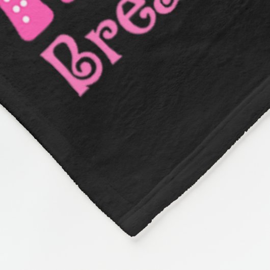 Im Oktober tragen wir rosa Brustkrebs Frauen Geist Fleecedecke (Ecke)