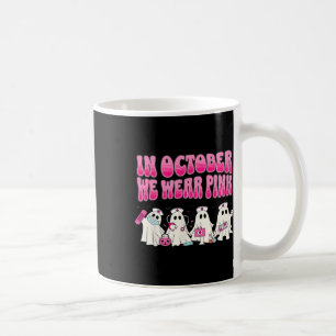 Im Oktober tragen wir rosa Brustkrebs Kaffeetasse
