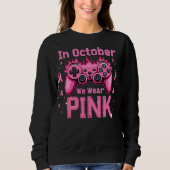 Im Oktober tragen wir rosa Brustkrebs Sweatshirt (Vorderseite)