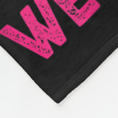 Im Oktober tragen wir rosa Brustkrebs Trex Dino Ki Fleecedecke (Ecke)